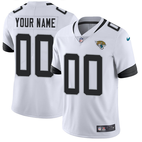 Men's Jacksonville Jaguars ACTIVE PLAYER Custom White Vapor Untouchable Limited Stitched NFL Jersey